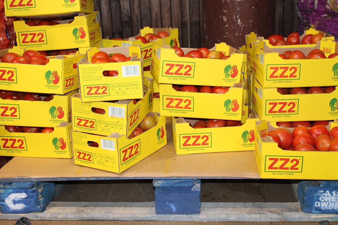 food, wood pallets, industry, wholesale, boxed tomatoes, storage, cargo holding, grocery, wholesale, wholesale, wholesale, wholesale, wholesale