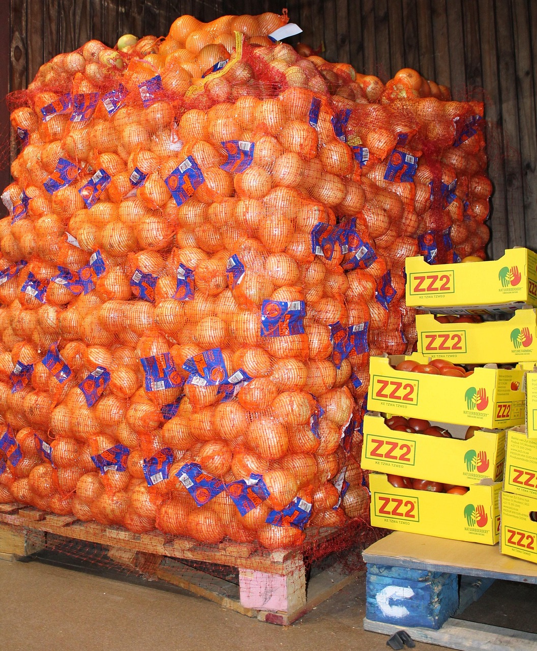 food, wood pallets, industry, wholesale, oranges, storage, cargo holding, grocery, wholesale, wholesale, wholesale, wholesale, wholesale